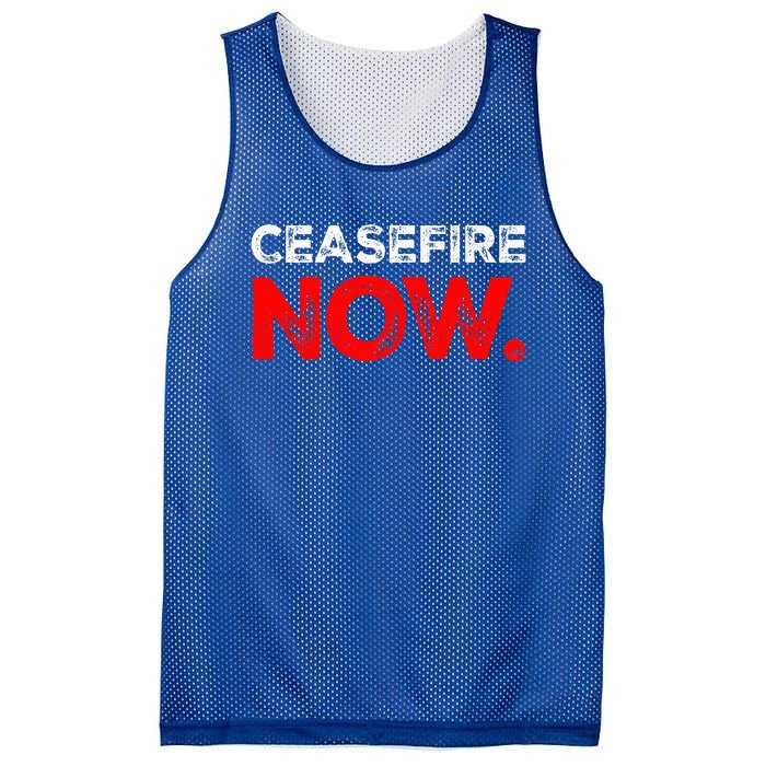 Ceasefire NOW Mesh Reversible Basketball Jersey Tank