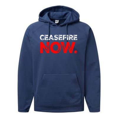 Ceasefire NOW Performance Fleece Hoodie