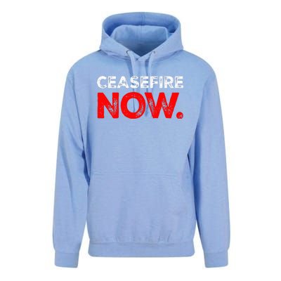 Ceasefire NOW Unisex Surf Hoodie