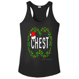 Chest Nuts Christmas Funny Matching Couple Chestnuts Ladies PosiCharge Competitor Racerback Tank