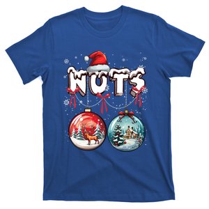 Chest Nuts Christmas Matching Couple Chestnuts Family Funny Cute Gift T-Shirt