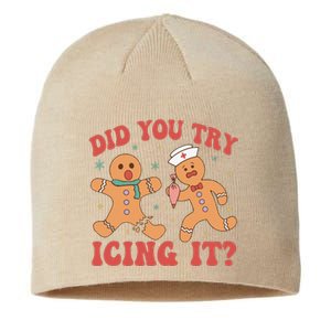 Cute Nurse Christmas Did You Try Icing It  Christmas Nurse Nicu Nurse Christmas Sustainable Beanie