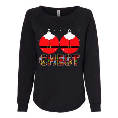 Chest Nuts Christmas Matching Couple Chestnuts Xmas Womens California Wash Sweatshirt