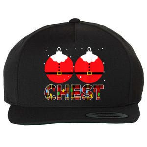 Chest Nuts Christmas Matching Couple Chestnuts Xmas Wool Snapback Cap