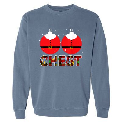 Chest Nuts Christmas Matching Couple Chestnuts Xmas Garment-Dyed Sweatshirt