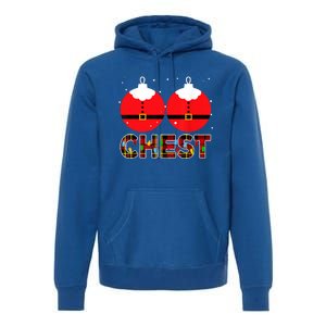 Chest Nuts Christmas Matching Couple Chestnuts Xmas Premium Hoodie