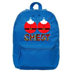 Chest Nuts Christmas Matching Couple Chestnuts Xmas 16 in Basic Backpack