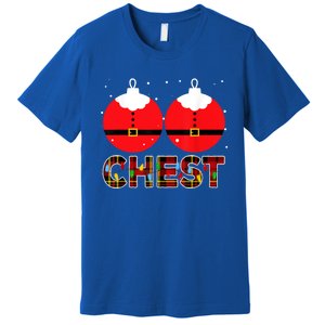 Chest Nuts Christmas Matching Couple Chestnuts Xmas Premium T-Shirt