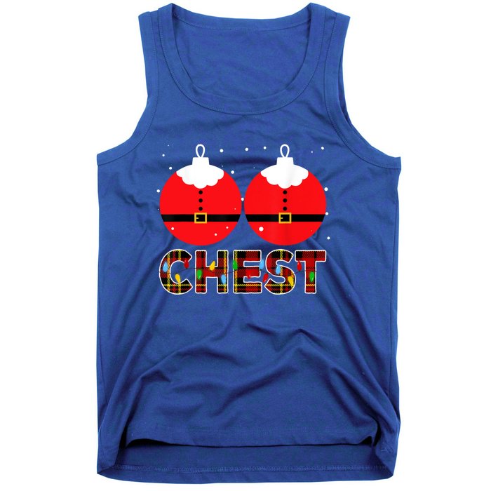 Chest Nuts Christmas Matching Couple Chestnuts Xmas Tank Top