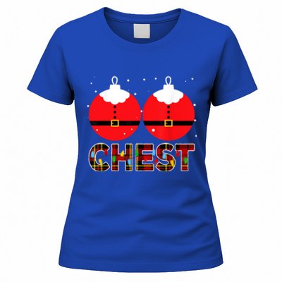 Chest Nuts Christmas Matching Couple Chestnuts Xmas Women's T-Shirt