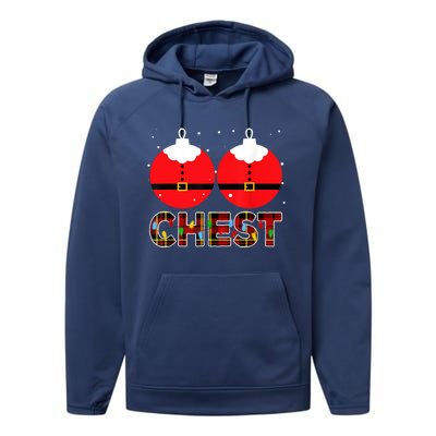 Chest Nuts Christmas Matching Couple Chestnuts Xmas Performance Fleece Hoodie