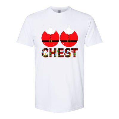 Chest Nuts Christmas Matching Couple Chestnuts Xmas Softstyle CVC T-Shirt