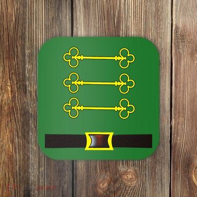 Christmas Nutcracker Costume Wear With Toy Soldier Hat Coaster