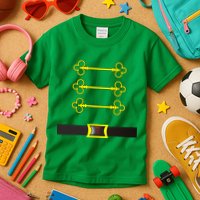 Christmas Nutcracker Costume Wear With Toy Soldier Hat Kids T-Shirt