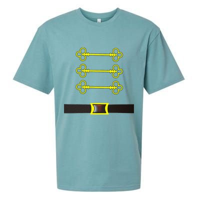 Christmas Nutcracker Costume Wear With Toy Soldier Hat Sueded Cloud Jersey T-Shirt