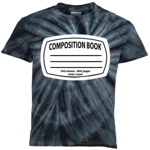 Composition Notebook Costume Matching Group Halloween Kids Tie-Dye T-Shirt