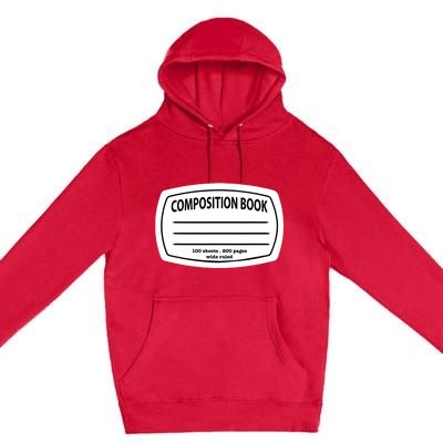 Composition Notebook Costume Matching Group Halloween Premium Pullover Hoodie