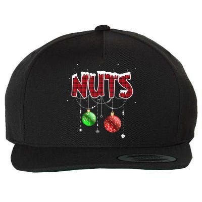 Chest Nuts Christmas Red Plaid Matching Couple Chestnuts Gift Wool Snapback Cap