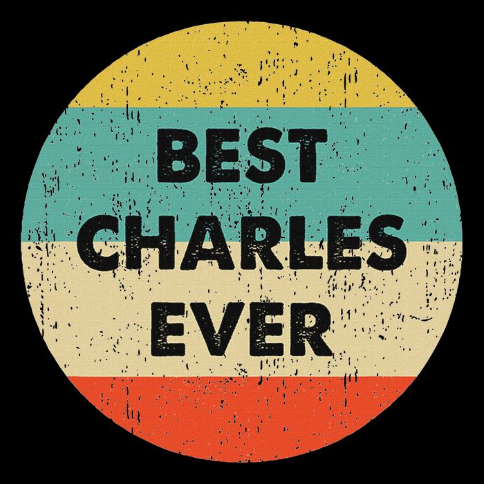 Charles Name Flat Bill Trucker Hat