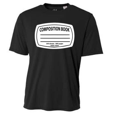 Composition Notebook Costume Matching Group Halloween Cooling Performance Crew T-Shirt