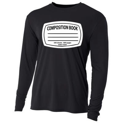 Composition Notebook Costume Matching Group Halloween Cooling Performance Long Sleeve Crew