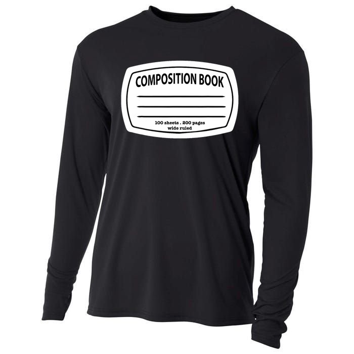 Composition Notebook Costume Matching Group Halloween Cooling Performance Long Sleeve Crew