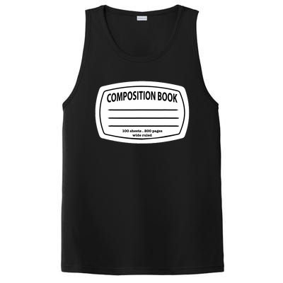 Composition Notebook Costume Matching Group Halloween PosiCharge Competitor Tank