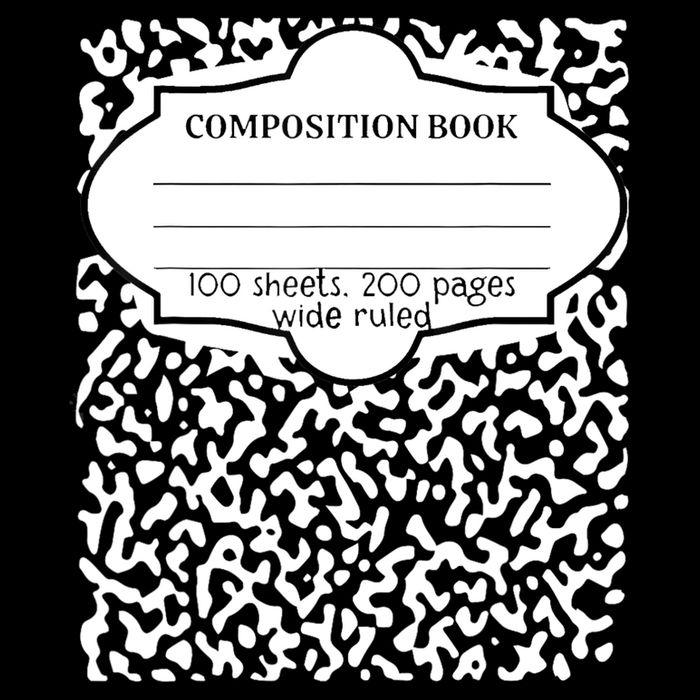 Composition Notebook Costume Matching Group 7-Panel Snapback Hat