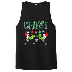 Chest Nuts Christmas Cute Gift Funny Matching Couple Chestnuts Gift PosiCharge Competitor Tank