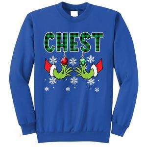 Chest Nuts Christmas Cute Gift Funny Matching Couple Chestnuts Gift Sweatshirt