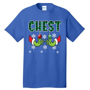 Chest Nuts Christmas Cute Gift Funny Matching Couple Chestnuts Gift Tall T-Shirt