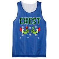 Chest Nuts Christmas Cute Gift Funny Matching Couple Chestnuts Gift Mesh Reversible Basketball Jersey Tank