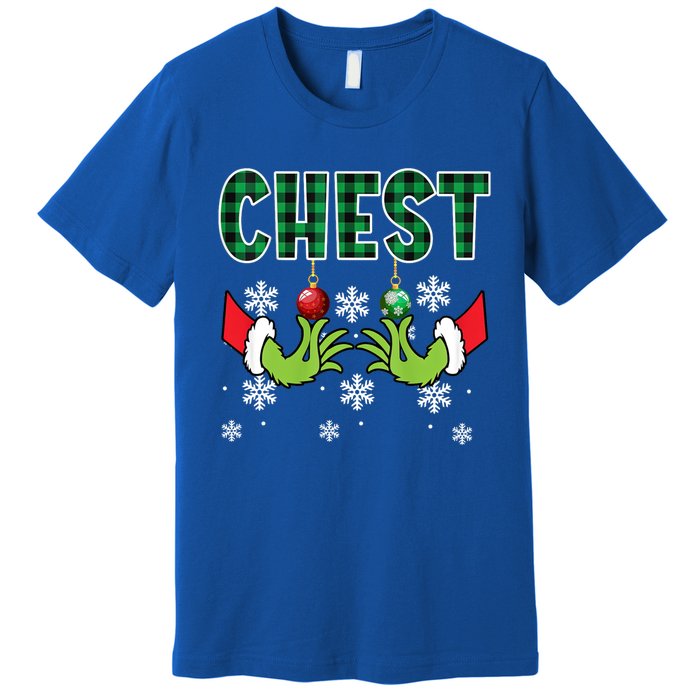 Chest Nuts Christmas Cute Gift Funny Matching Couple Chestnuts Gift Premium T-Shirt