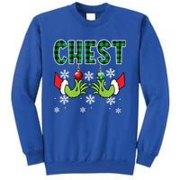 Chest Nuts Christmas Cute Gift Funny Matching Couple Chestnuts Gift Tall Sweatshirt