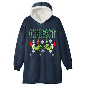 Chest Nuts Christmas Cute Gift Funny Matching Couple Chestnuts Gift Hooded Wearable Blanket