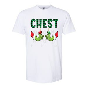 Chest Nuts Christmas Cute Gift Funny Matching Couple Chestnuts Gift Softstyle CVC T-Shirt