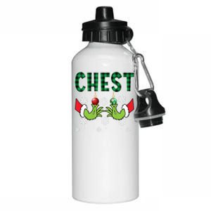 Chest Nuts Christmas Cute Gift Funny Matching Couple Chestnuts Gift Aluminum Water Bottle