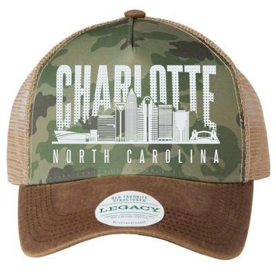Charlotte North Carolina City Legacy Tie Dye Trucker Hat