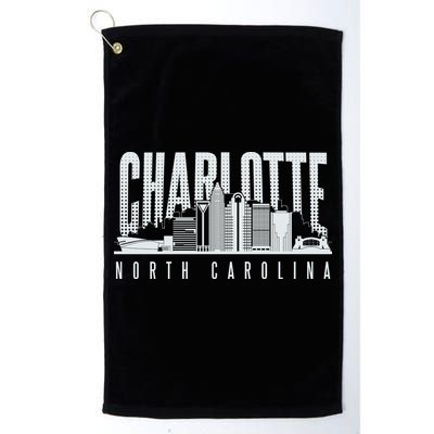 Charlotte North Carolina City Golf Towel