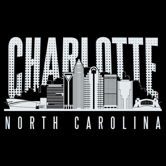 Charlotte North Carolina City Zip Tote Bag