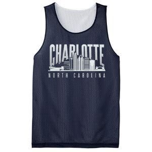 Charlotte North Carolina City Mesh Reversible Basketball Jersey Tank