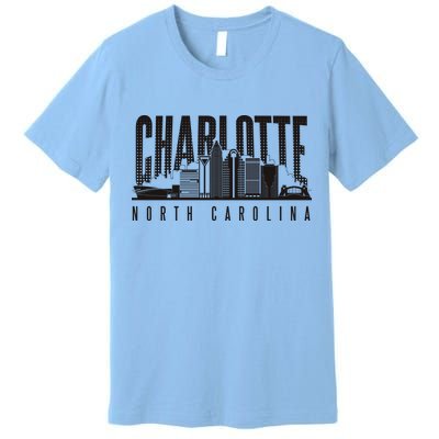 Charlotte North Carolina City Premium T-Shirt