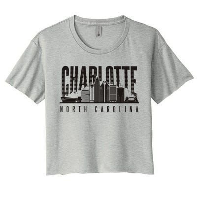 Charlotte North Carolina City Women's Crop Top Tee