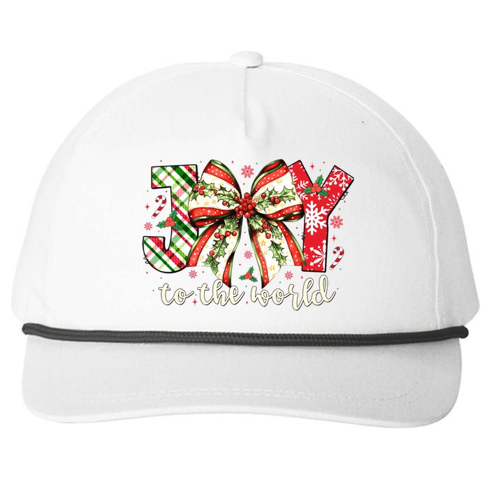 Christmas Nativity Christian Birth Of Jesus Joy To The World Snapback Five-Panel Rope Hat