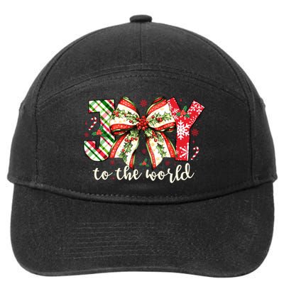 Christmas Nativity Christian Birth Of Jesus Joy To The World 7-Panel Snapback Hat