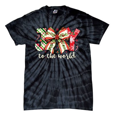 Christmas Nativity Christian Birth Of Jesus Joy To The World Tie-Dye T-Shirt