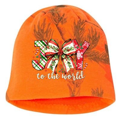 Christmas Nativity Christian Birth Of Jesus Joy To The World Kati - Camo Knit Beanie