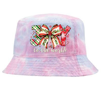 Christmas Nativity Christian Birth Of Jesus Joy To The World Tie-Dyed Bucket Hat