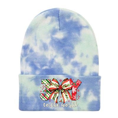 Christmas Nativity Christian Birth Of Jesus Joy To The World Tie Dye 12in Knit Beanie