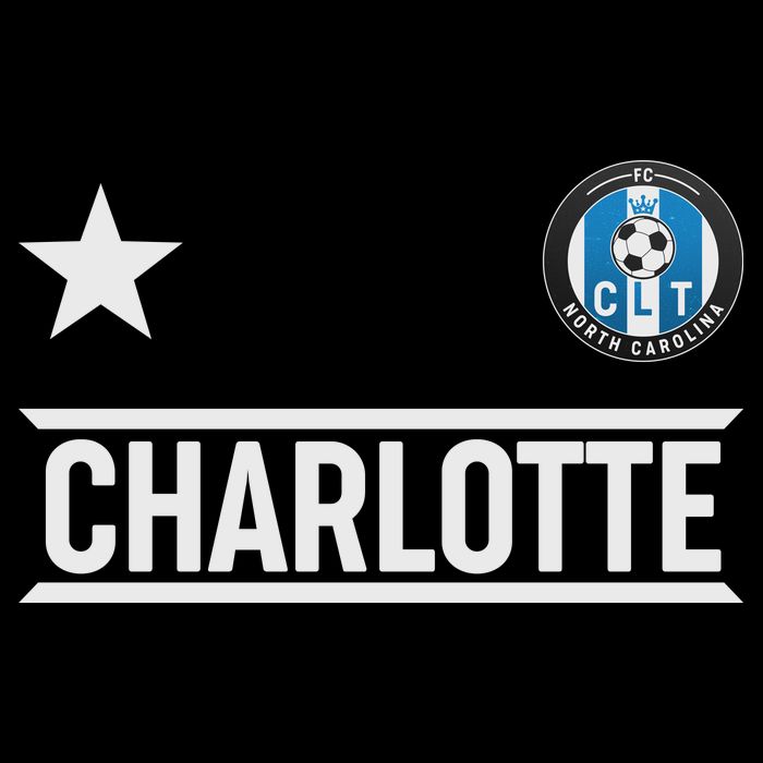 Charlotte North Carolina Soccer Jersey Cooling Performance Crew T-Shirt